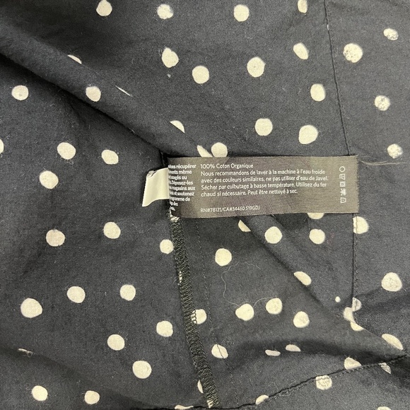 Eileen Fisher Black and White Dot Dress Size Medium EUC - Picture 4 of 5